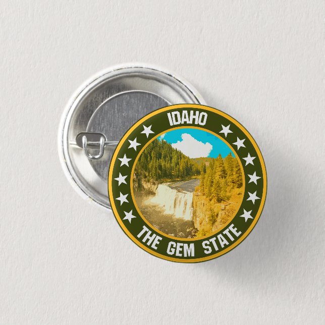 Idaho Button (Front & Back)