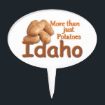 IDAHO CAKE TOPPER<br><div class="desc">IDAHO Potatoes Spuds Nampa Pocatello "Gem State" Boise "Tasty Destinations" Travel Boulder</div>
