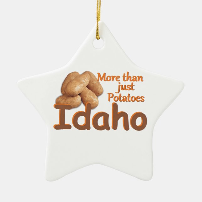 IDAHO CERAMIC ORNAMENT (Front)