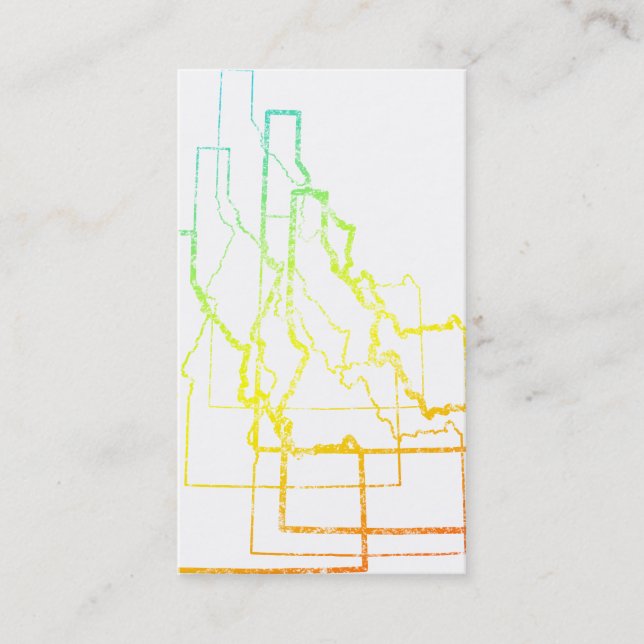 idaho chill blur business card (Front)