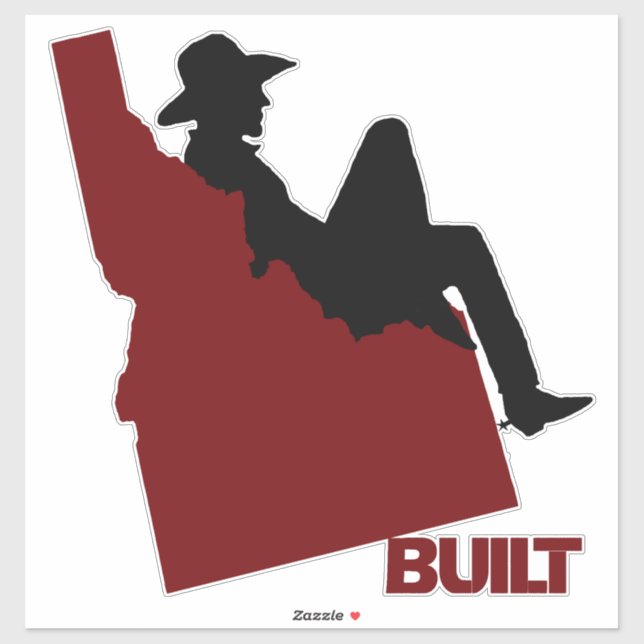 Idaho Cowboy Vinyl Decal (Sheet)
