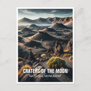 Idaho Craters of the Moon National Monument Postcard