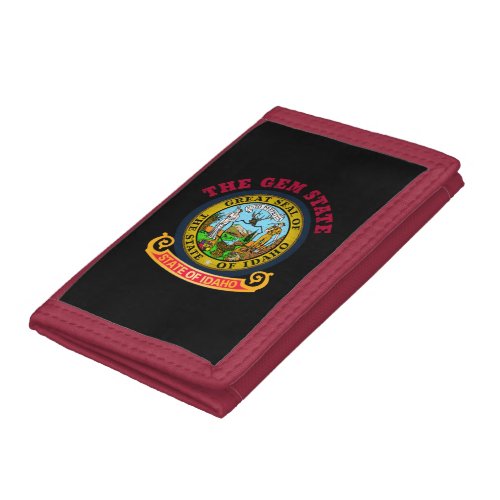 IDAHO CROSSROADS STATE FLAG TRIFOLD WALLET