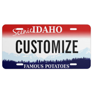 Idaho Custom License Plate