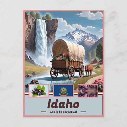 Idaho Elegance Surreal Showcase Postcard