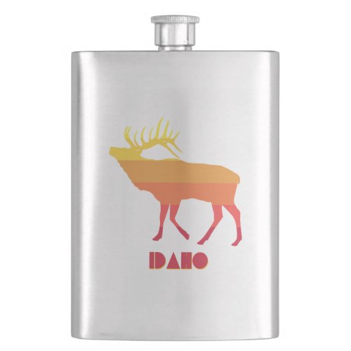 Idaho Elk Flask