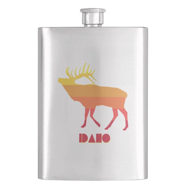Idaho Elk Flask (Front)