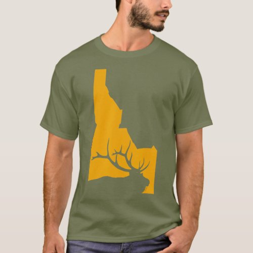 Idaho Elk Hunting   Best ID Elk Hunter Gift T_Shirt