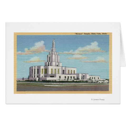 Idaho Falls, ID - Mormon Temple View Cards (Front Horizontal)