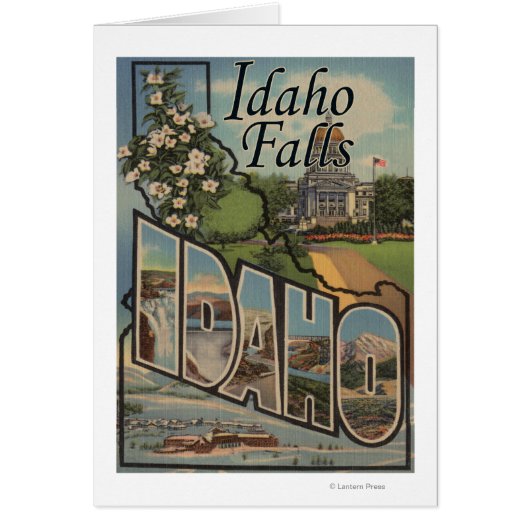 Idaho Falls, Idaho - Large Letter Scenes (Front)