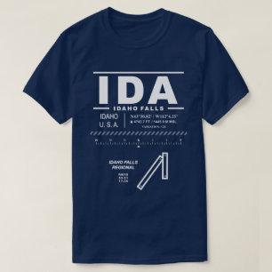 Idaho Falls Regional Airport IDA T-Shirt