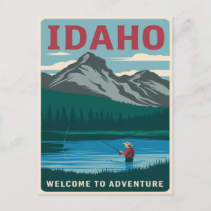Idaho Fishing Adventure Postcard