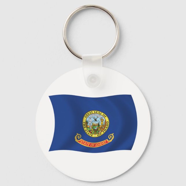 Idaho Flag Keychain (Front)