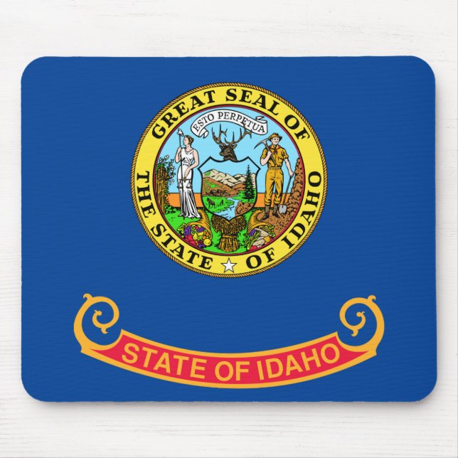 Idaho flag mouse pad (Front)