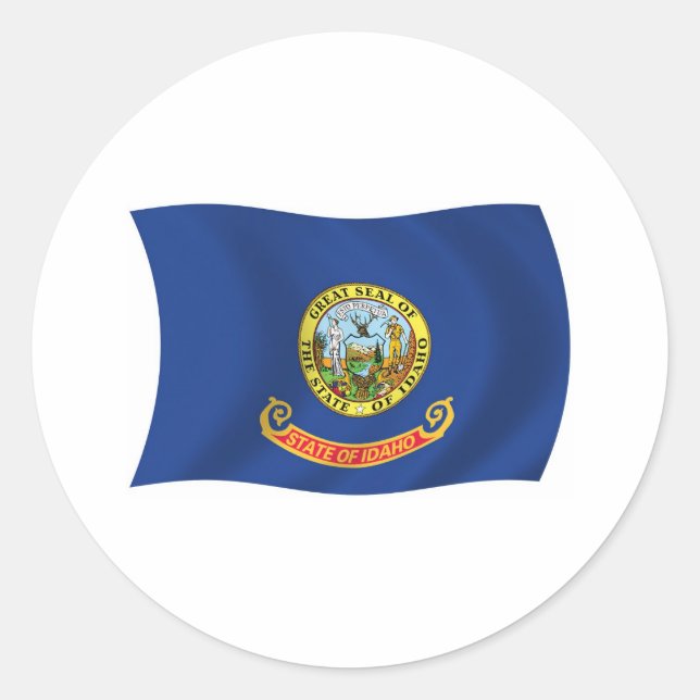 Idaho Flag Sticker (Front)