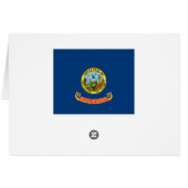 Idaho Flag: the Gem State, America Mountain West (Back Horizontal)