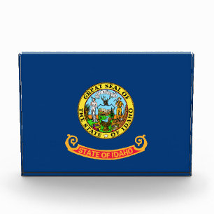 Idaho Flag: the Gem State, America Mountain West Acrylic Award