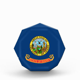 Idaho Flag: the Gem State, America Mountain West Acrylic Award