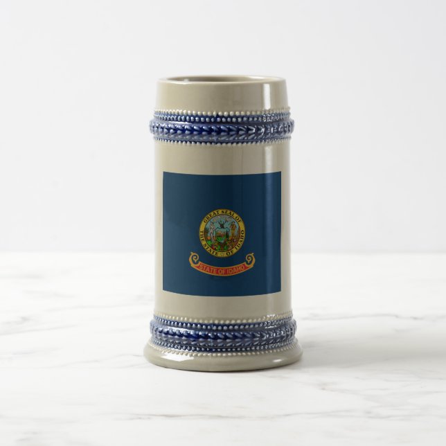 Idaho Flag: the Gem State, America Mountain West Beer Stein (Center)