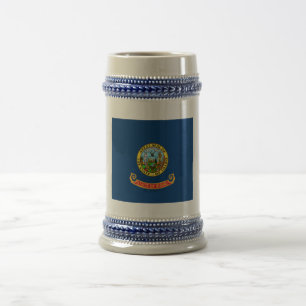 Idaho Flag: the Gem State, America Mountain West Beer Stein