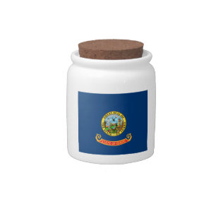 Idaho Flag: the Gem State, America Mountain West Candy Jar