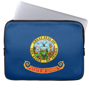 Idaho Flag: the Gem State, America Mountain West Laptop Sleeve