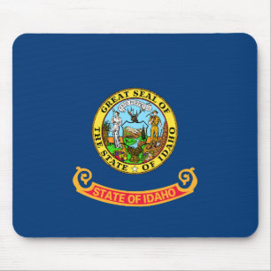 Idaho Flag: the Gem State, America Mountain West Mouse Pad
