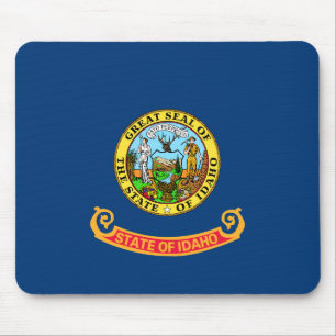 Idaho Flag: the Gem State, America Mountain West Mouse Pad