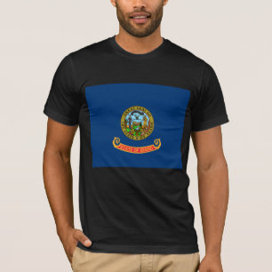 Idaho Flag: the Gem State, America Mountain West T-Shirt