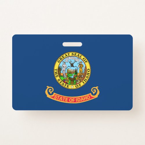 Idaho Flag the Gem State American states Badge