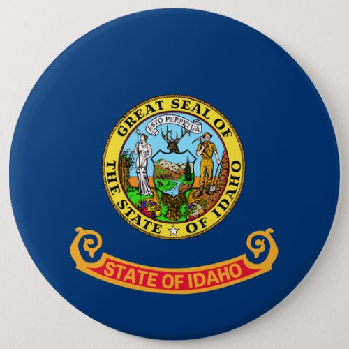 Idaho Flag the Gem State American states Button