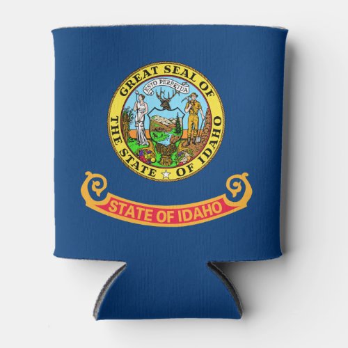 Idaho Flag the Gem State American states Can Cooler