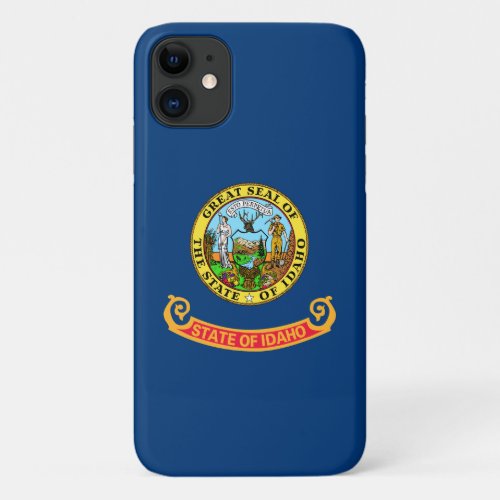 Idaho Flag the Gem State American states iPhone 11 Case