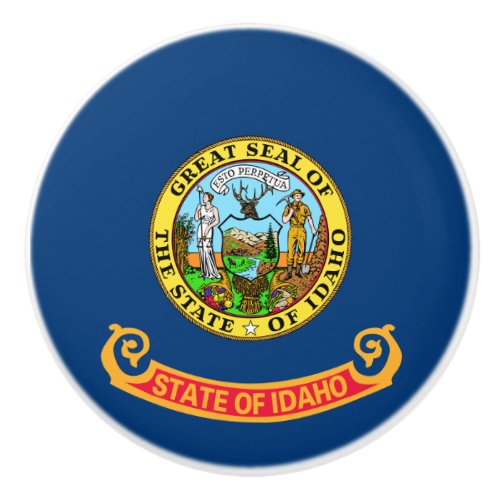 Idaho Flag the Gem State American states Ceramic Knob
