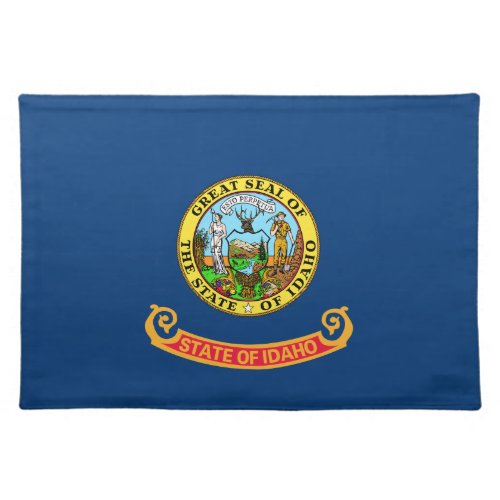 Idaho Flag the Gem State American states Cloth Placemat