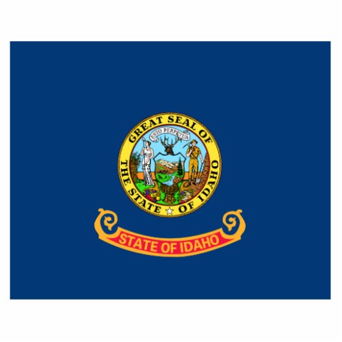 Idaho Flag the Gem State American states Cutout