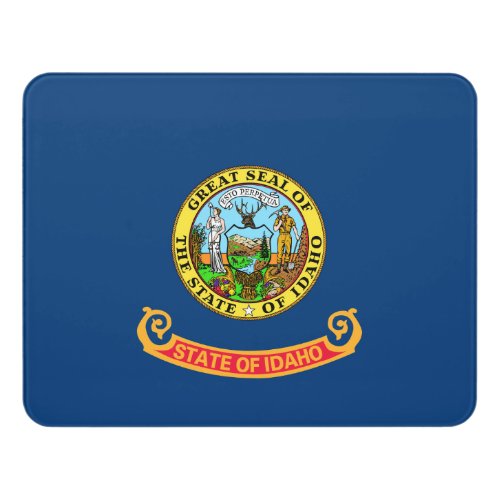 Idaho Flag the Gem State American states Door Sign