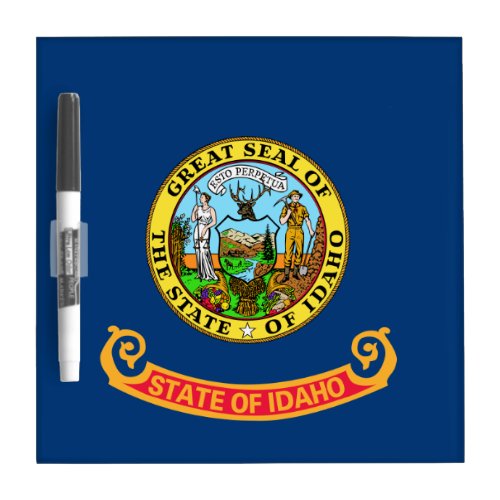 Idaho Flag the Gem State American states Dry Erase Board