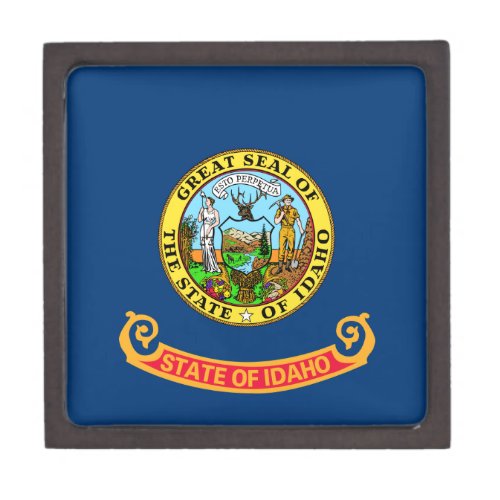 Idaho Flag the Gem State American states Gift Box