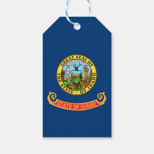 Idaho Flag the Gem State American states Gift Tags