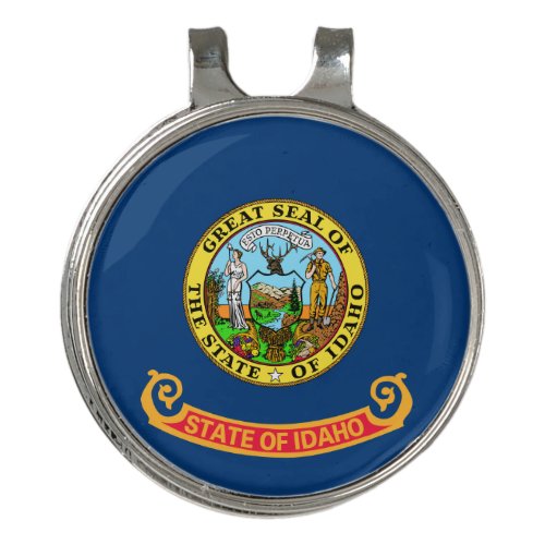 Idaho Flag the Gem State American states Golf Hat Clip