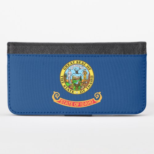 Idaho Flag the Gem State American states iPhone X Wallet Case