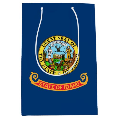 Idaho Flag the Gem State American states Medium Gift Bag