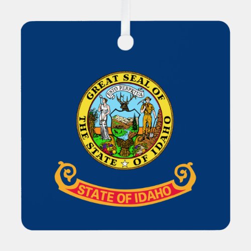 Idaho Flag the Gem State American states Metal Ornament