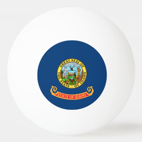 Idaho Flag the Gem State American states Ping Pong Ball