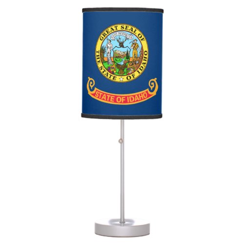 Idaho Flag the Gem State American states Table Lamp