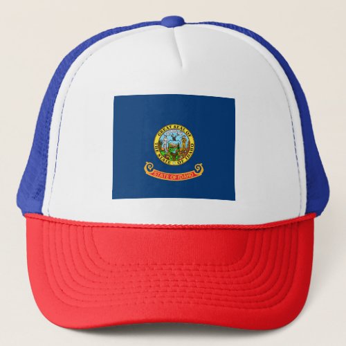 Idaho Flag the Gem State American states Trucker Hat