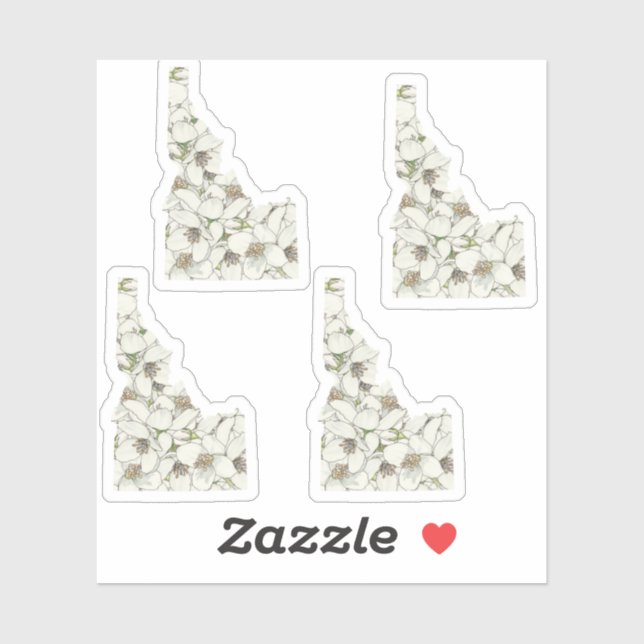 Idaho Flower Sticker (Sheet)