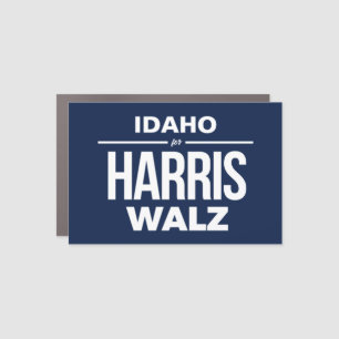 Idaho for Harris Walz Car Magnet