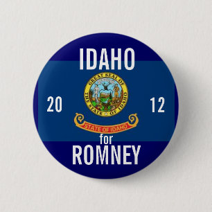 Idaho for Romney 2012 Button